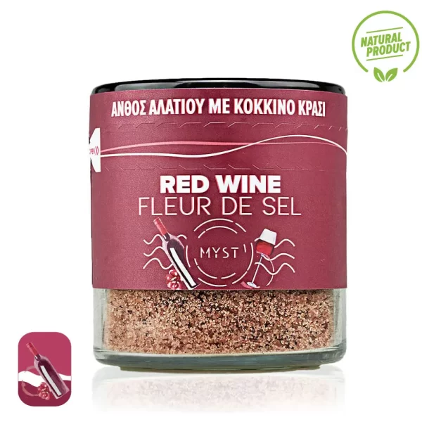 Fleur De Sel with Red Wine